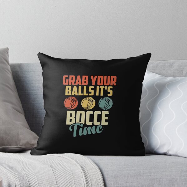 Item preview, Grab Your Balls It's Bocce Time Funny Bocce Ball Player Gift Idea / Christmas Gifts Vintage Design designed and sold by Chamssou.
