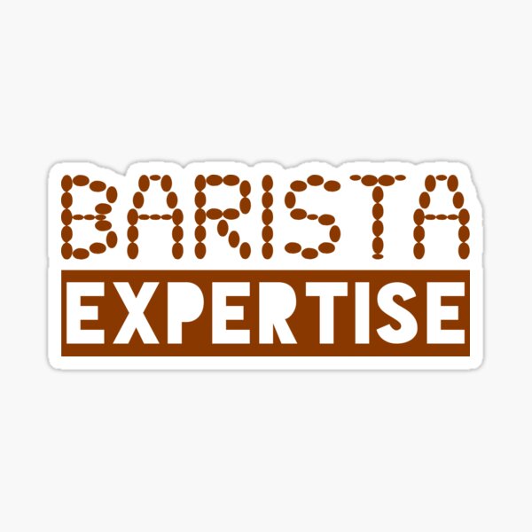 Barista Expertise Sticker