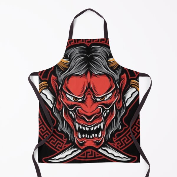 Item preview, Oni Mask Japanese Culture Art M ByTe designed and sold by Bubu World.