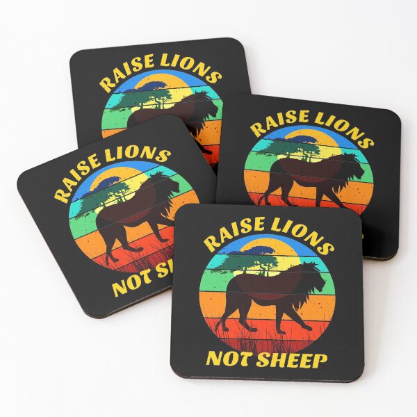 Item preview, Raise Lions Not Sheep, African Savanna Sunset designed and sold by SUNarea.