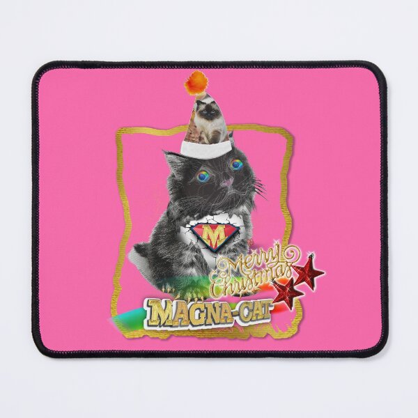 Item preview, Merry Christmas - Puffy Magna Miracle Cat - Hero Black Cat (By AliceCCI)  designed and sold by VanyssaGraphics.