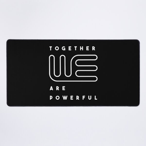 Item preview, Together we are powerful. Typography design (black and white) designed and sold by lents.