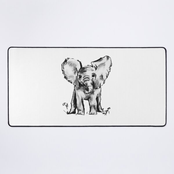 Item preview, Black and White Elephant designed and sold by maryhop.