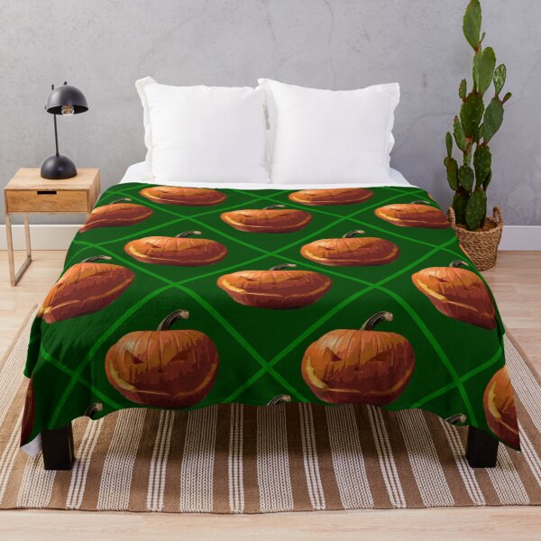 Item preview, Jack O'Lantern Diagonal on Green 5748 designed and sold by Art in My Loft.