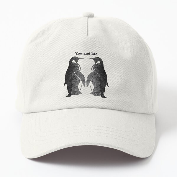 Two penguins (pink) Dad Hat