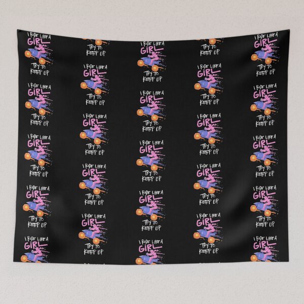 Item preview, I Ride Like a Girl - Try to Keep Up designed and sold by ComfyRebel.