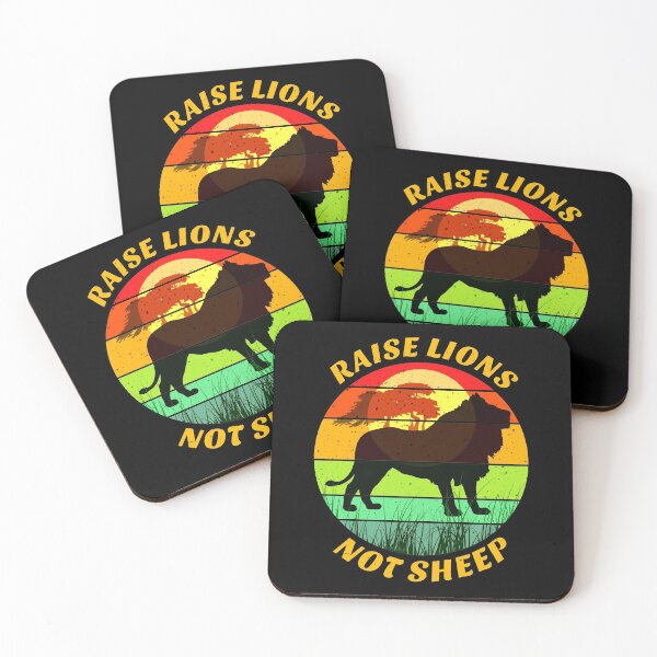 Item preview, Raise Lions Not Sheep, Savanna Sunset designed and sold by SUNarea.