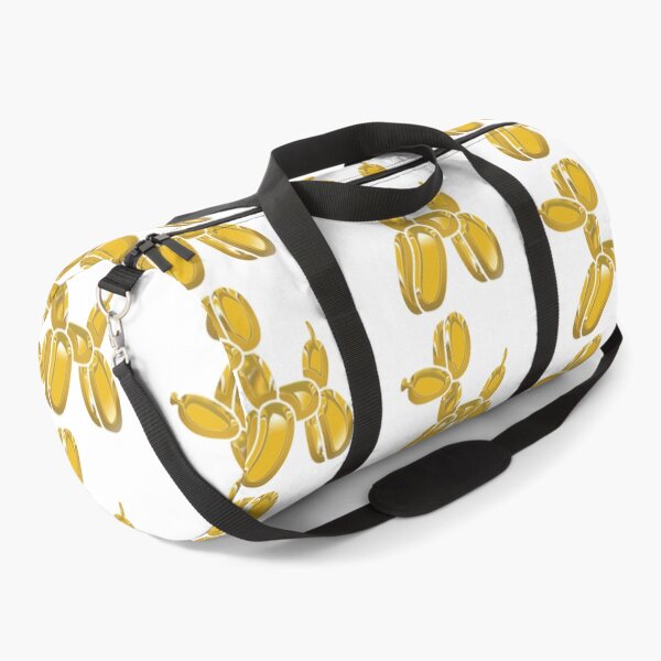 Item preview, Chrome Dog Balloon Yellow on White designed and sold by lineartdesigns.