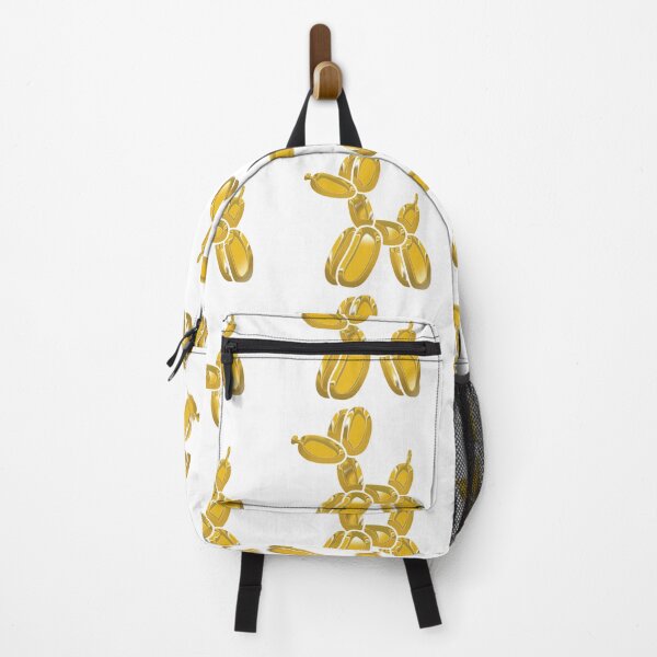 Item preview, Chrome Dog Balloon Yellow on White designed and sold by lineartdesigns.