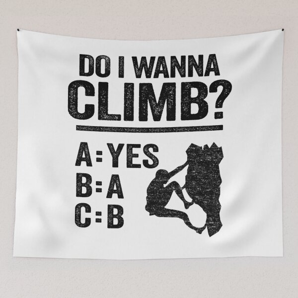 Item preview, Do I Wanna Climb Funny Climbing designed and sold by Stronzi.