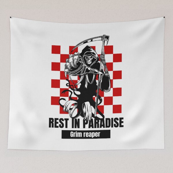 Item preview, A Mysterious Magazine Little Richard Death In Paradise Rest Grim Reaper Halloween Gifts Dark And Of designed and sold by JonesLittle.