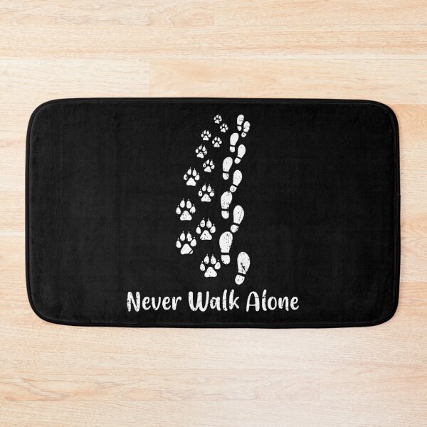 Item preview, Dog Never Walk Alone Cute Design Puppy Lovers designed and sold by ArtyFiction.