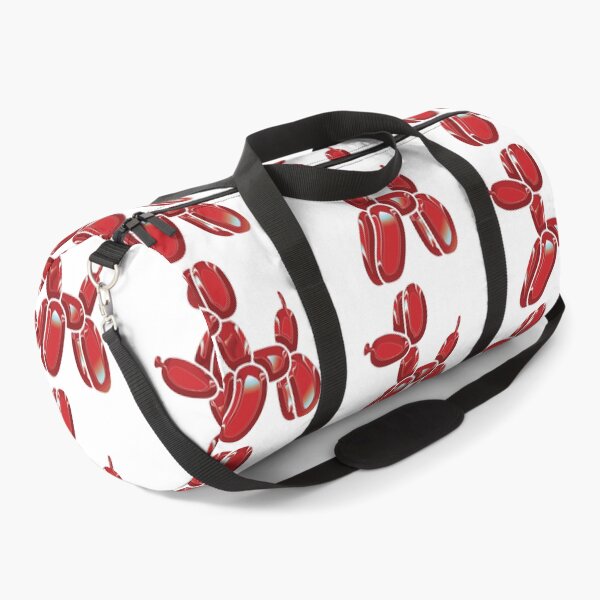 Item preview, Chrome Dog Balloon Red on White designed and sold by lineartdesigns.