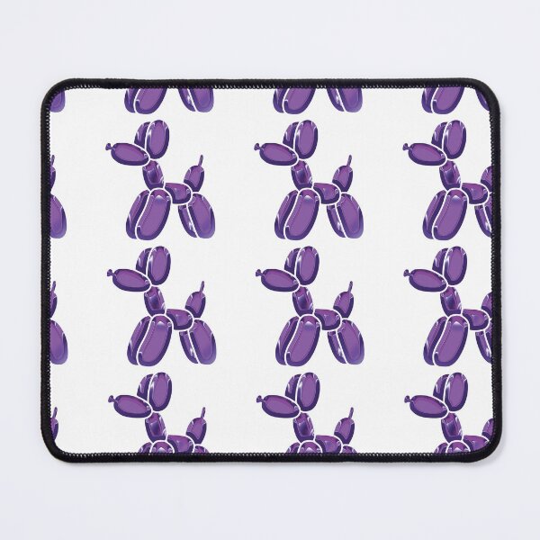 Item preview, Chrome Dog Balloon Purple on White designed and sold by lineartdesigns.