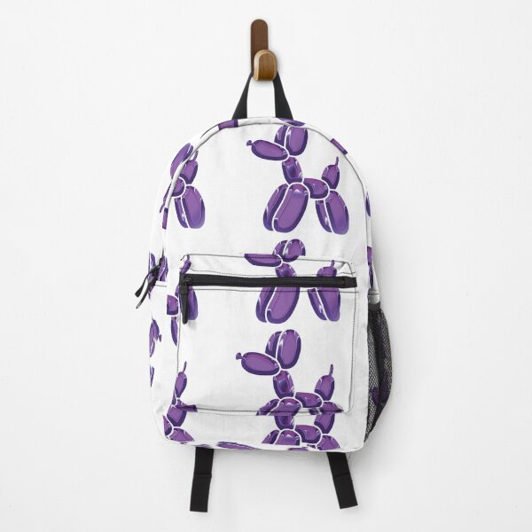 Item preview, Chrome Dog Balloon Purple on White designed and sold by lineartdesigns.