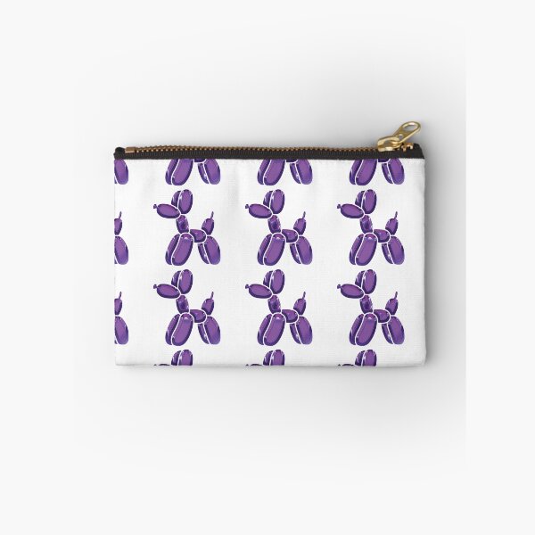Item preview, Chrome Dog Balloon Purple on White designed and sold by lineartdesigns.