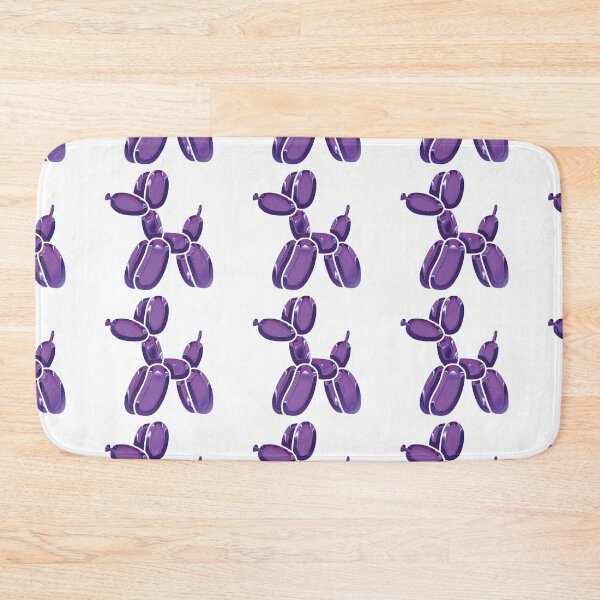 Item preview, Chrome Dog Balloon Purple on White designed and sold by lineartdesigns.