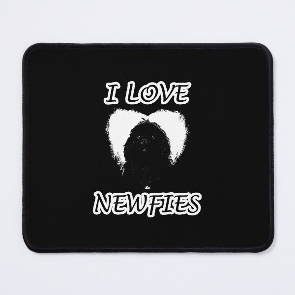 Item preview, Newfoundland Dog Heart Love Newfies designed and sold by Moonyflower.