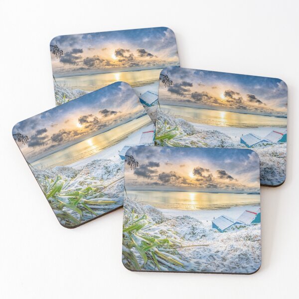 Item preview, Abersoch beach snowy sunrise, MSFLX designed and sold by Turtle  Photography.