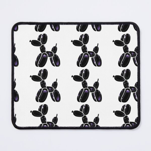Item preview, Chrome Dog Balloon Black on White designed and sold by lineartdesigns.