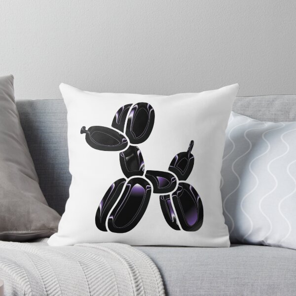 Item preview, Chrome Dog Balloon Black on White designed and sold by lineartdesigns.