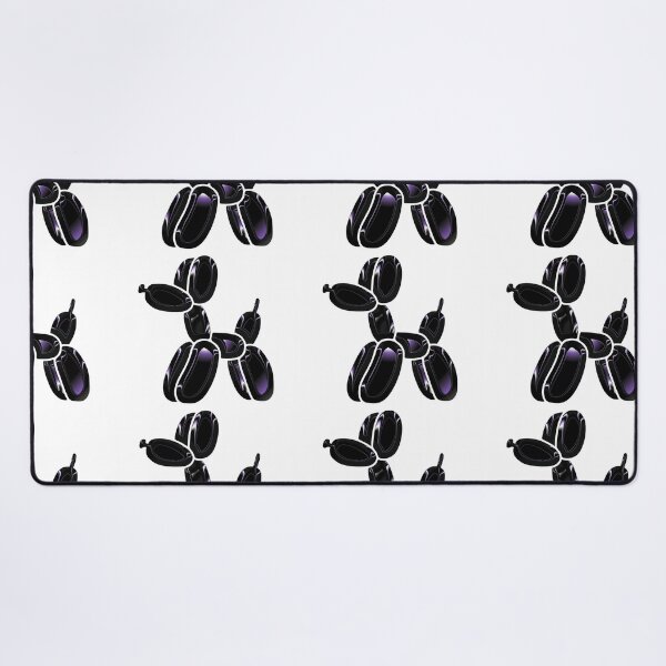 Item preview, Chrome Dog Balloon Black on White designed and sold by lineartdesigns.