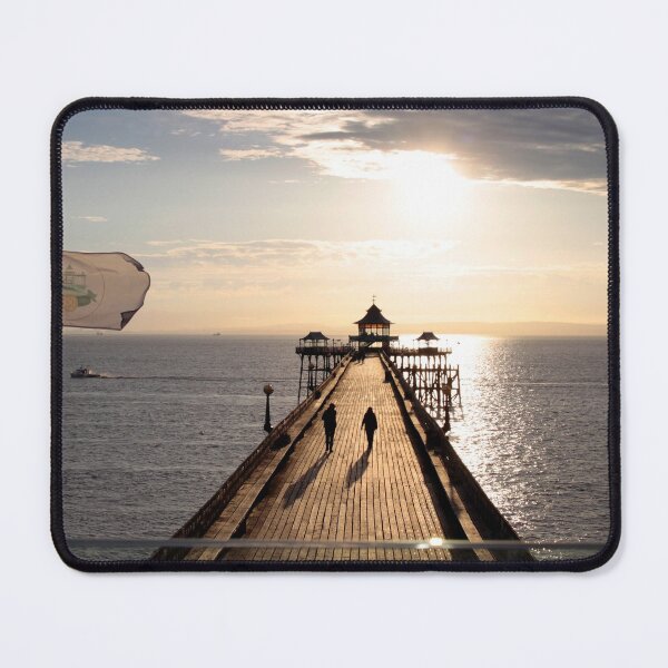 Clevedon Pier at Sunset Mouse Pad