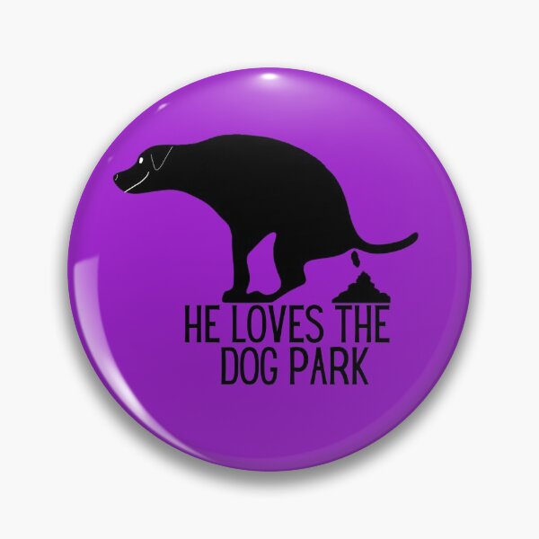 Item preview, Funny Pooping Dog He Loves The Dog Park designed and sold by Willyboy16.