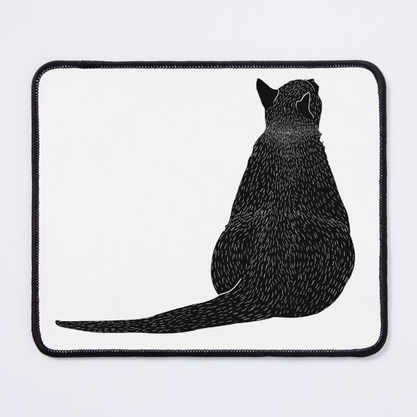 Item preview, black cat looking out the window designed and sold by Mitra Farmand.