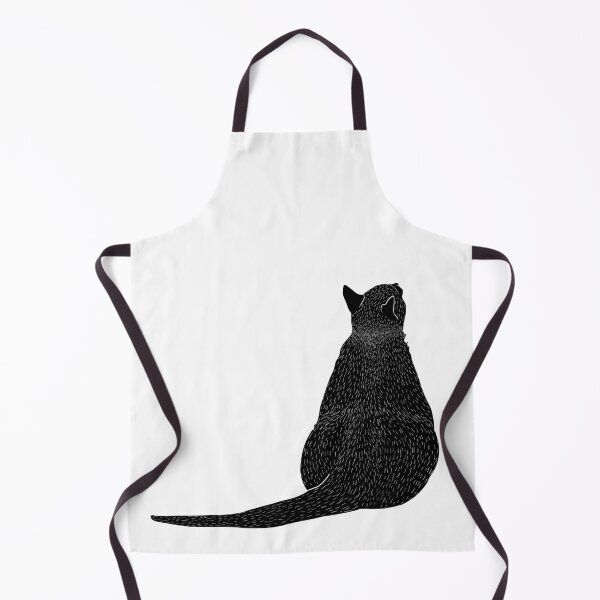 Item preview, black cat looking out the window designed and sold by Mitra Farmand.