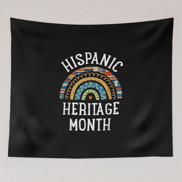 Item preview, Hispanic Heritage Month Rainbow Latin Country Flags designed and sold by sharpbell.