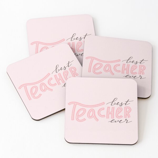 Item preview, Best teacher ever typography print. designed and sold by CoCoArt-Ua.