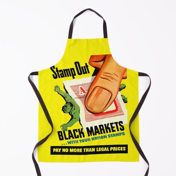Item preview, RATION STAMPS - STAMP OUT BLACK MARKETS - ADVERT designed and sold by ThrowbackAds.