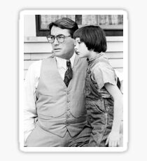 Atticus Finch and Scout Sticker