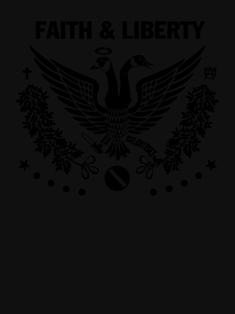 Thumbnail 7 of 7, Active T-Shirt, Faith & Liberty Band Style Black designed and sold by faithandliberty.