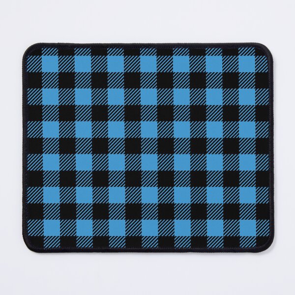 Item preview, Black and Skyblue Plaid Pattern - Buffalo Pattern designed and sold by JienChan26.