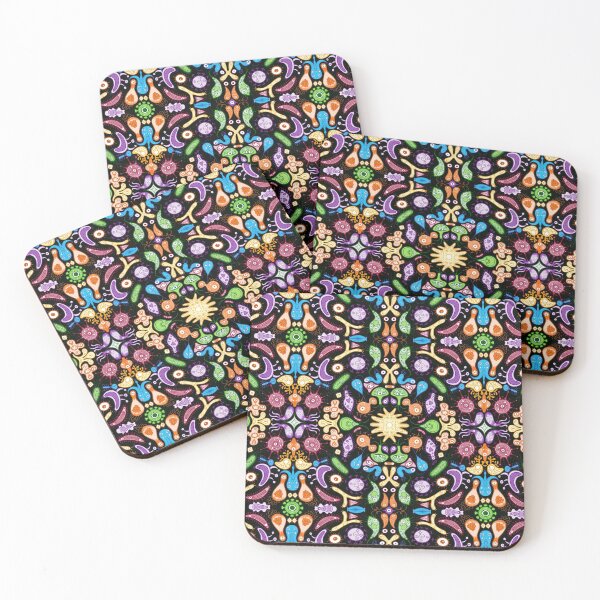 Item preview, Fantastic tiny things living in a pattern design designed and sold by Zoo-co.