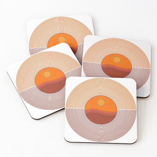 Item preview, Orange Sunset Behind The Mountains designed and sold by TH3--DESIGNER.