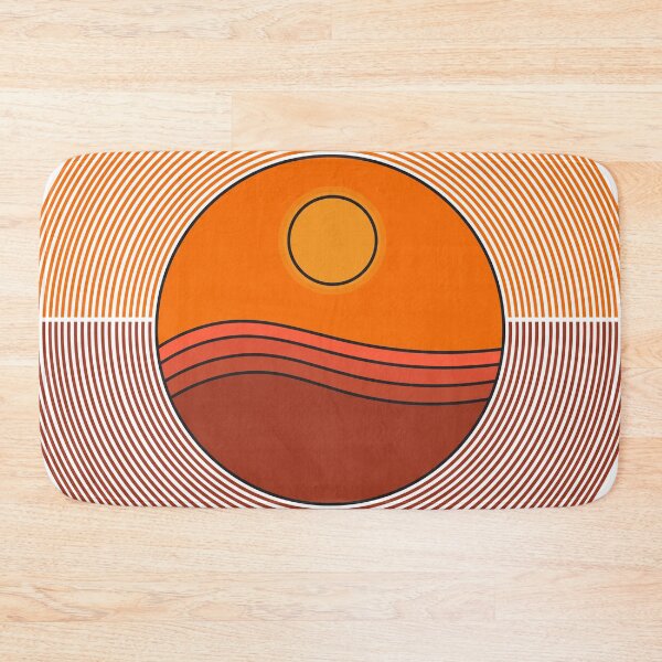 Item preview, Orange Sunset Behind The Mountains designed and sold by TH3--DESIGNER.
