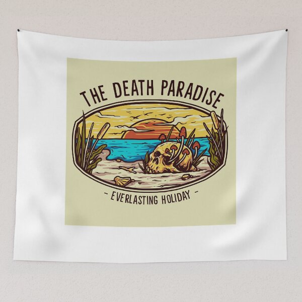 Item preview, A Mysterious Magazine Little Richard Death In Paradise Skull In The Sunset Of The Beach Everlasting designed and sold by JonesLittle.