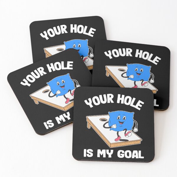 Item preview, Your Hole Is My Goal Corn Hole Bean Bag Sarcastic Cornhole designed and sold by Stronzi.