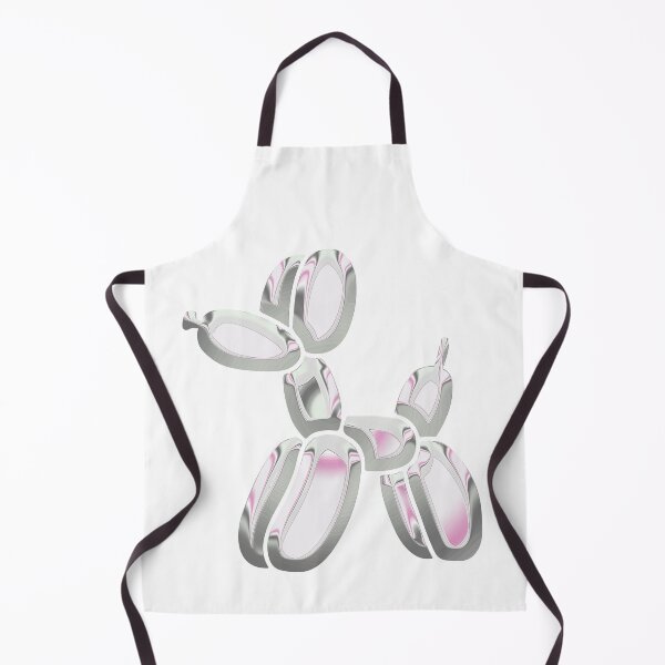 Item preview, Chrome Dog Balloon White on White designed and sold by lineartdesigns.