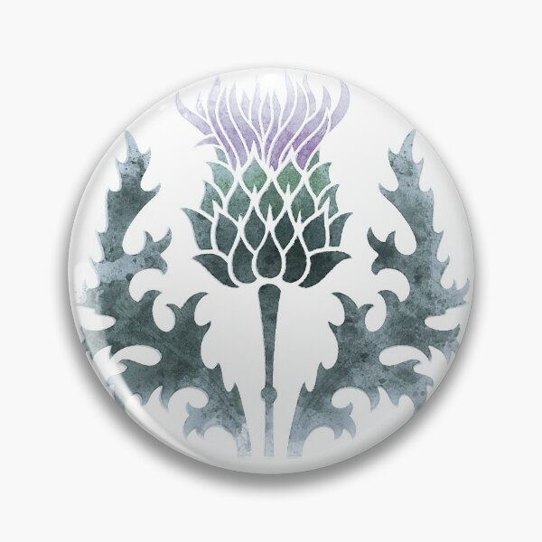 Item preview, Watercolor Scottish Thistle Flower of Scotland  designed and sold by podartist.