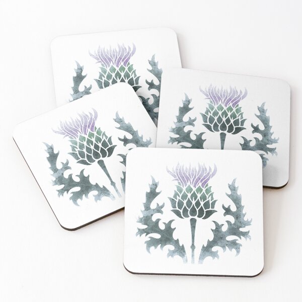 Item preview, Watercolor Scottish Thistle Flower of Scotland  designed and sold by podartist.