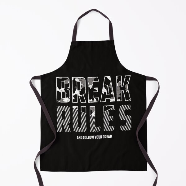 Item preview, Camouflage Typography - Motivational Slogan - Break Rules and Follow Your Dream designed and sold by WearWolfDesigns.