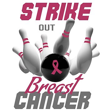 Strike Out Breast Cancer Awareness Baseball Fighters Ribbon Pink T