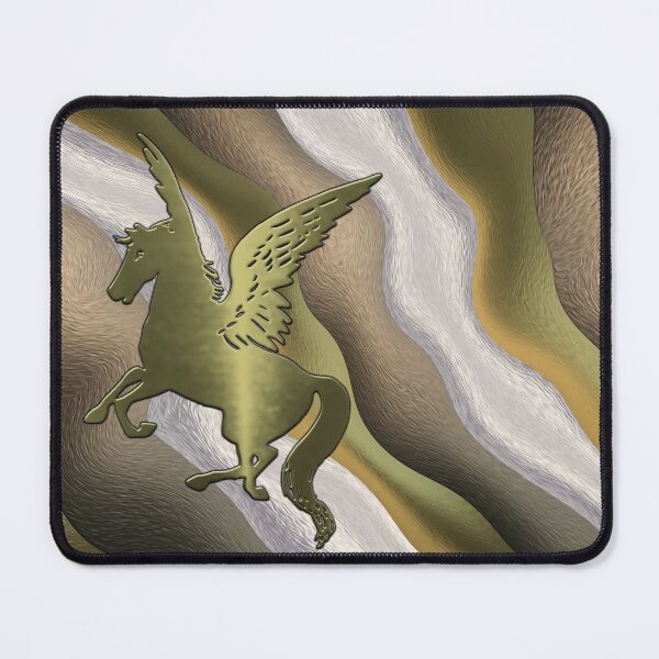 Item preview, Liquid Metallic Golden Pegasus Pattern designed and sold by LRGraphics.