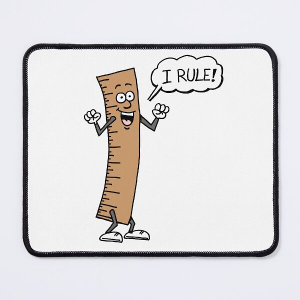 Item preview, I Rule Funny Cartoon Ruler designed and sold by jaycartoonist.