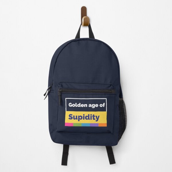 Item preview, Welcome To The Golden Age of Stupidity | Funny Quotes Design designed and sold by ExpertSayeed.