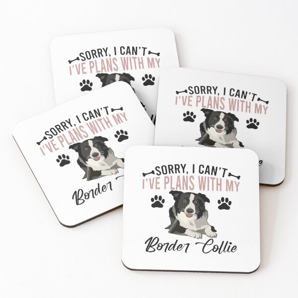 Aperçu de l'œuvre DÉSOLÉ, JE NE PEUX PAS J'AI DES PROJETS AVEC MA COLLECTION DE BORDER COLLIE créée et vendue par JRM Tees & More Store.